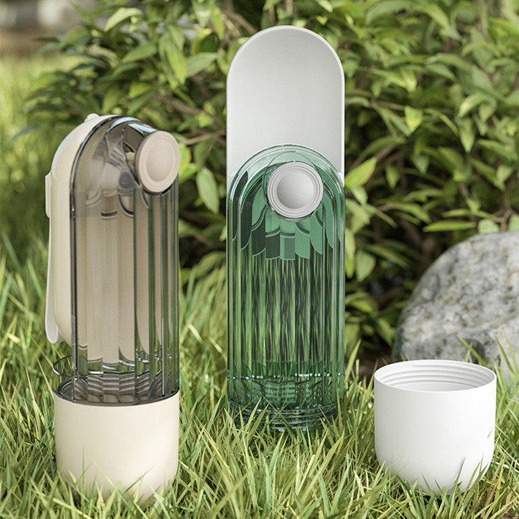 2 In 1 Pet Walking Portable Drinking Feeding Cup