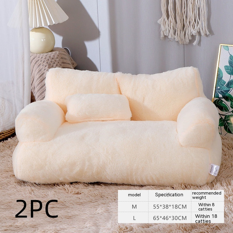 Luxury Pet Winter Warm Sofa Bed