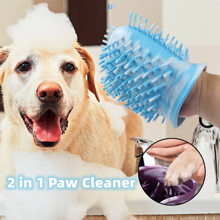 2 In 1 Dog Foot Cleaning Washer Brush Cup
