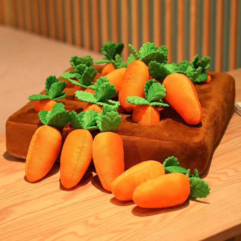 Carrot Chew Toy For Dogs Snuffle Mat