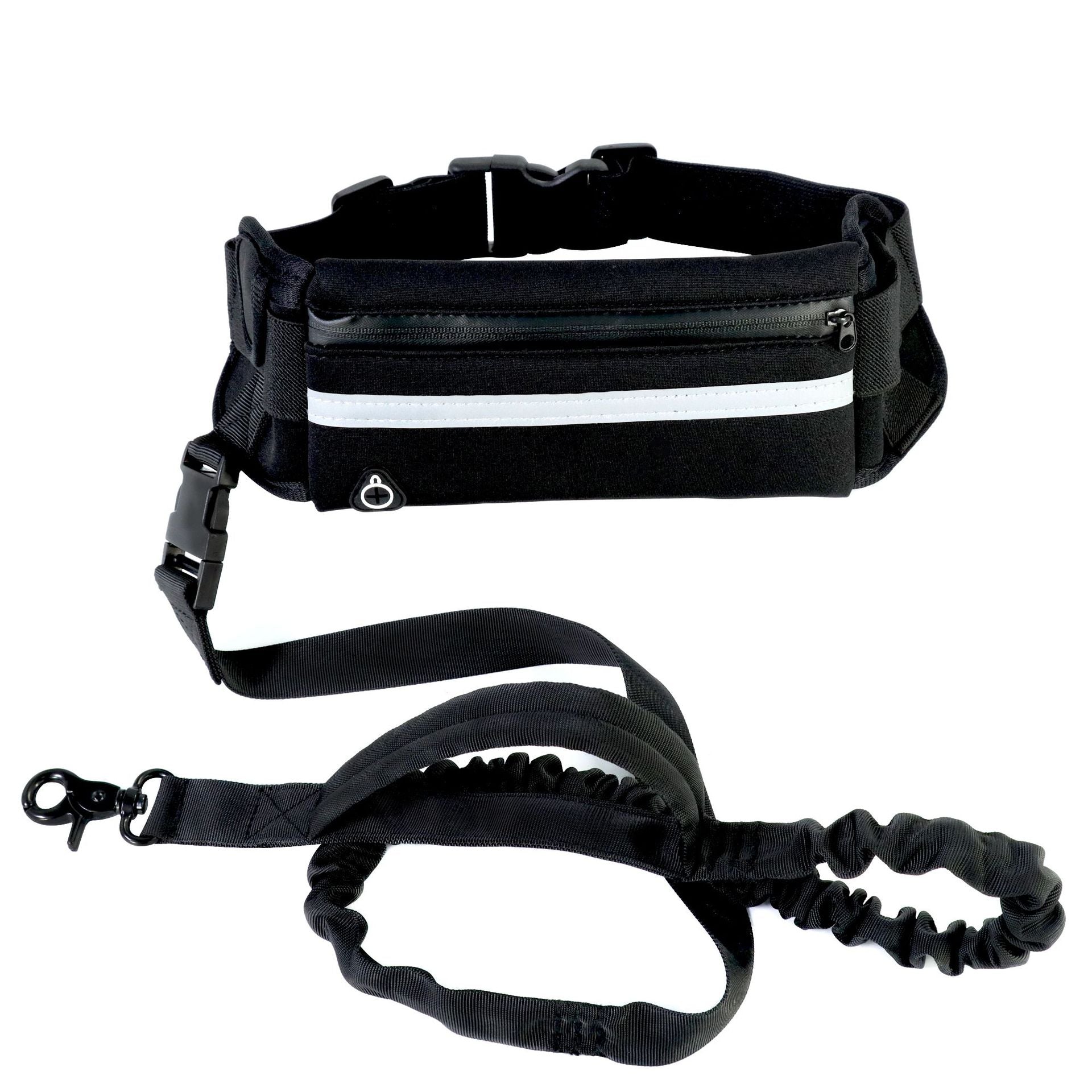 Hands Free Walking And Training Belt Leash With Shock Absorbing Bungee