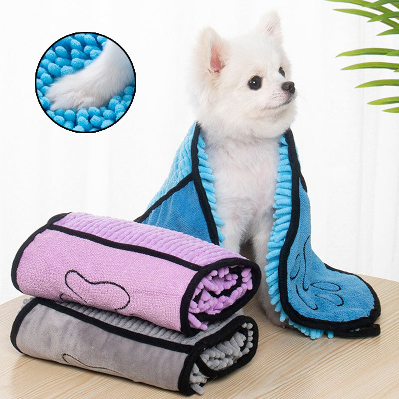 Pet Super Absorbent Bathrobe Microfiber Bath Towels