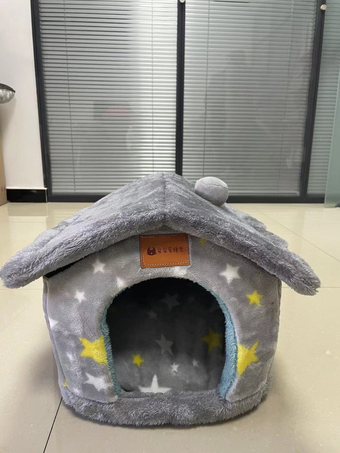 Foldable Pet House Cat Bed Winter Dog Villa Sleep Kennel