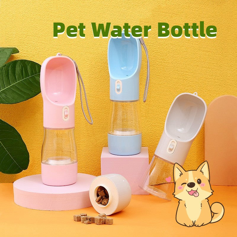 Pet Water Bottle and Feeder Bowl
