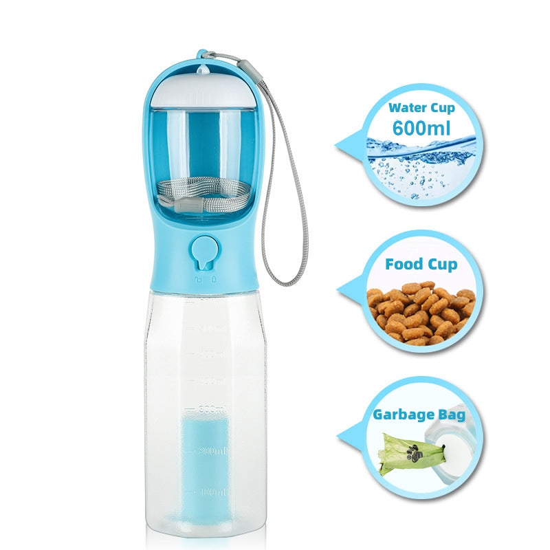 Portable PET Water Bottle Food Feeder