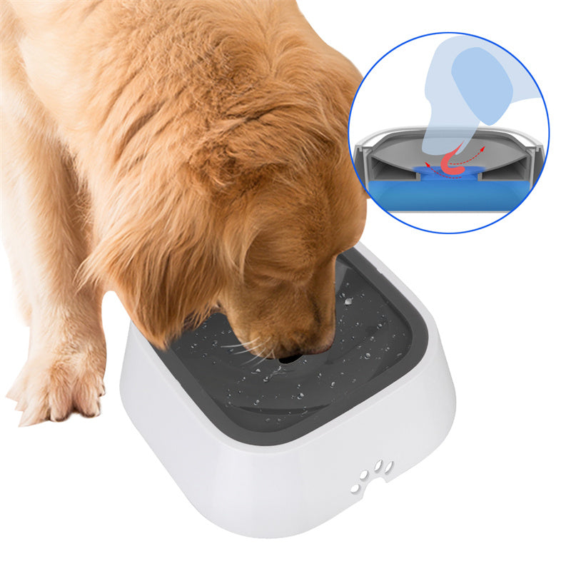 1.5L Pet Anti-Overflow Slow Water Feeder Dispenser