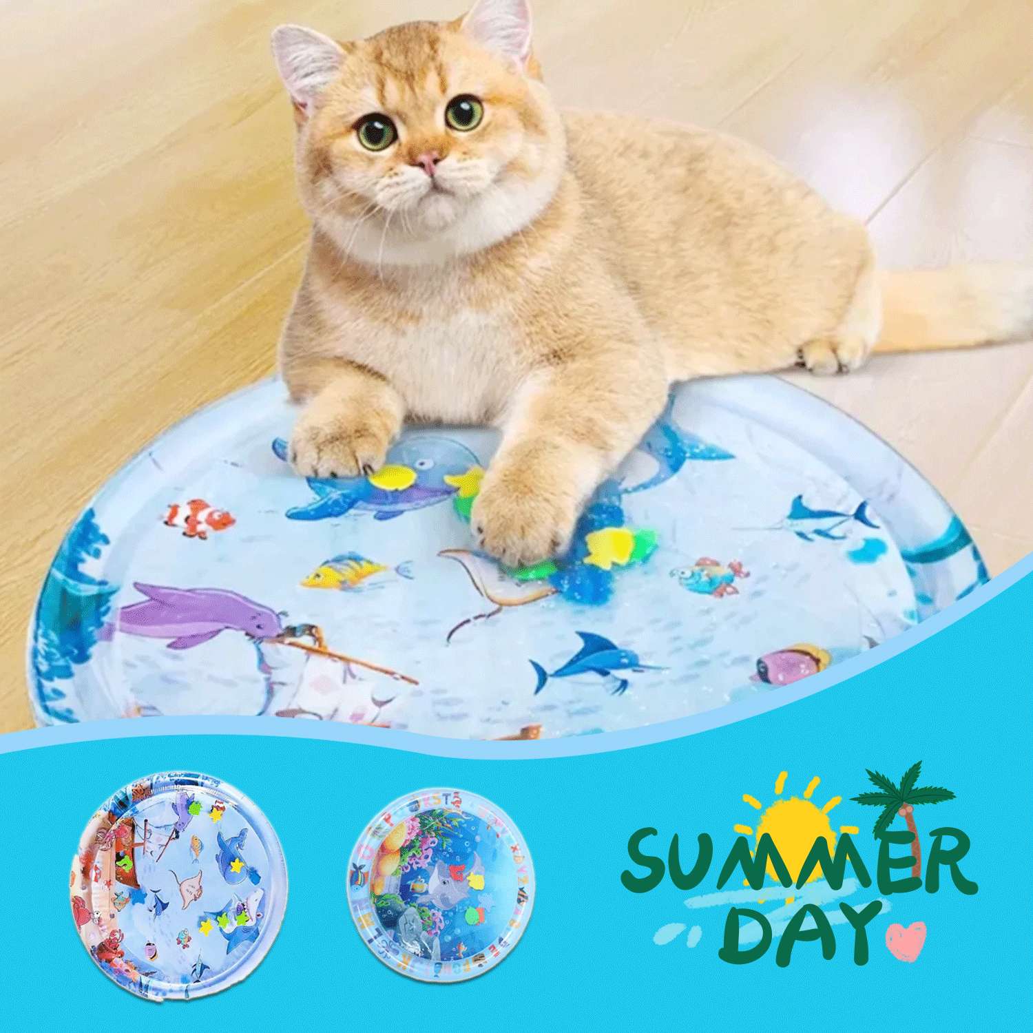 Cooling Water Bed Cushion Ice Pad Sleeping Mat For Dogs and Cats