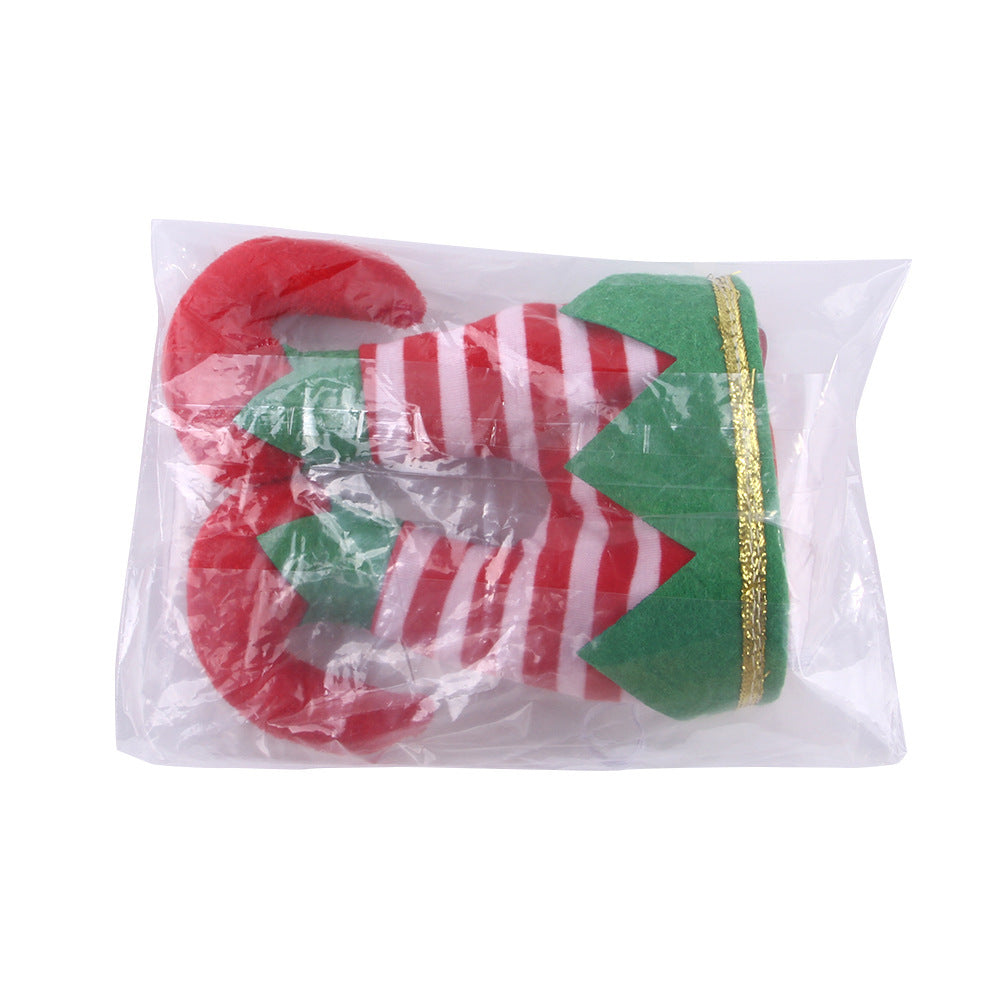 Christmas Funny Striped Clown Dog Hat
