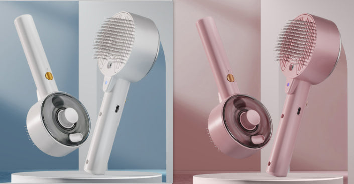 Steam Hair Remover  Self Cleaning Dog Brush