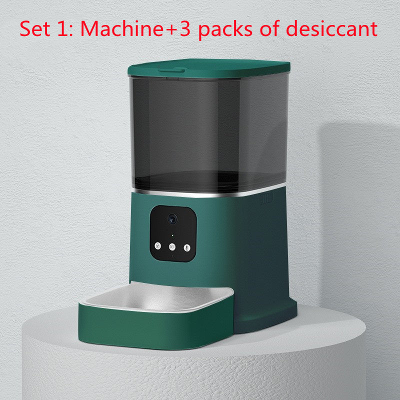 Pet Automatic Feeder Large Capacity Smart Voice Recorder APP Control Timer Feeding