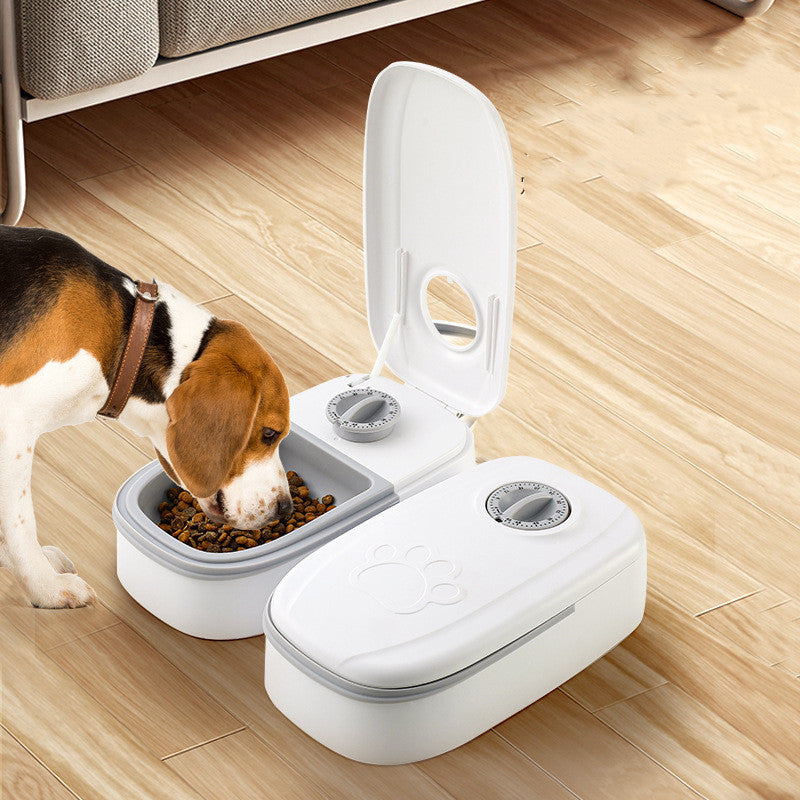 Smart Automatic Pet Feeder with Timer - Stainless Steel Bowl for Dogs & Cats